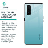Arctic Blue Glass Case For Oppo Find X2