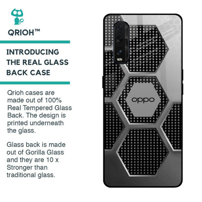 Hexagon Style Glass Case For Oppo Find X2