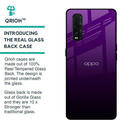 Harbor Royal Blue Glass Case For Oppo Find X2