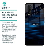 Blue Rough Abstract Glass Case for Oppo Find X2