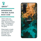 Watercolor Wave Glass Case for Oppo Find X2