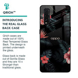 Tropical Art Flower Glass Case for Oppo Find X2