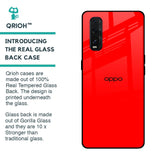 Blood Red Glass Case for Oppo Find X2