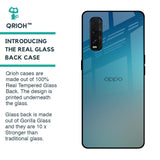 Sea Theme Gradient Glass Case for Oppo Find X2