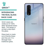 Light Sky Texture Glass Case for Oppo Find X2