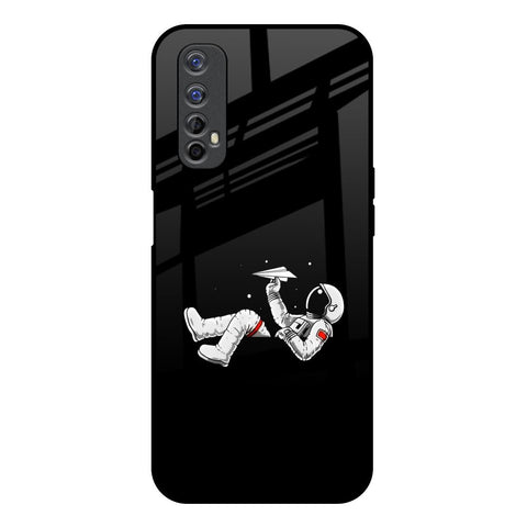 Space Traveller Realme 7 Glass Back Cover Online