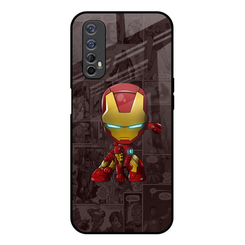Angry Baby Super Hero Realme 7 Glass Back Cover Online
