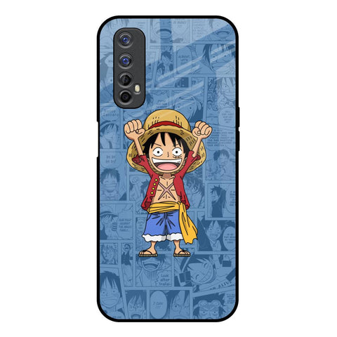 Chubby Anime Realme 7 Glass Back Cover Online