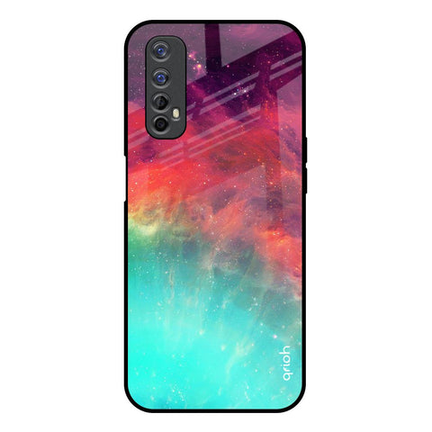 Colorful Aura Realme 7 Glass Back Cover Online
