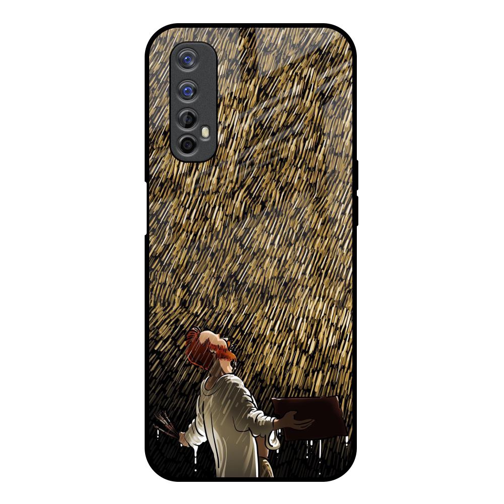 Rain Festival Realme 7 Glass Back Cover Online