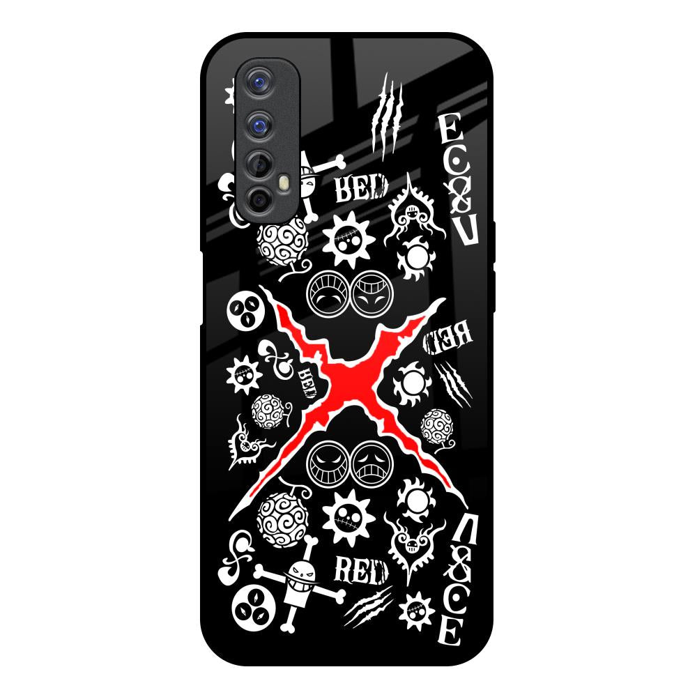 Red Zone Realme 7 Glass Back Cover Online