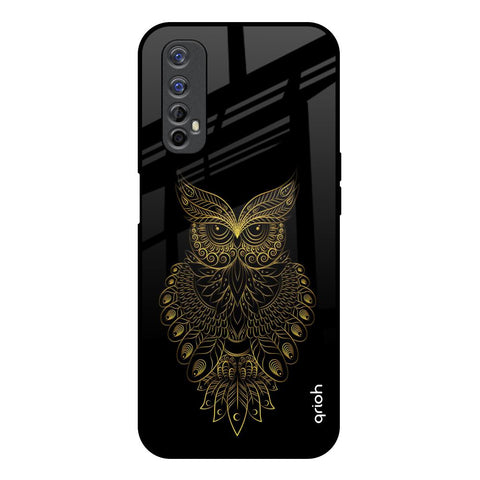 Golden Owl Realme 7 Glass Back Cover Online