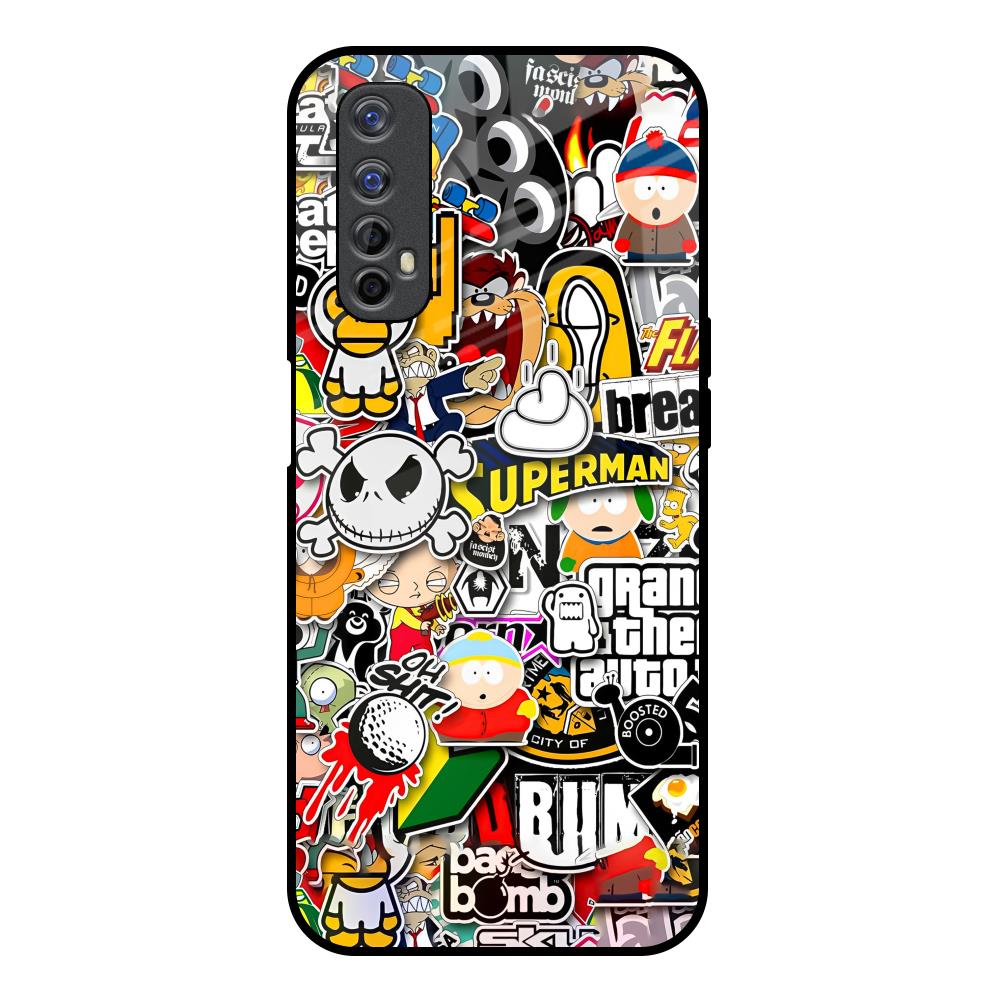 Boosted Realme 7 Glass Back Cover Online