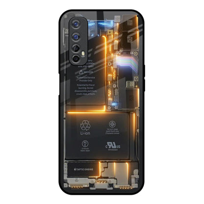 Glow Up Skeleton Realme 7 Glass Back Cover Online