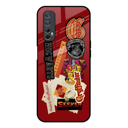 Gryffindor Realme 7 Glass Back Cover Online