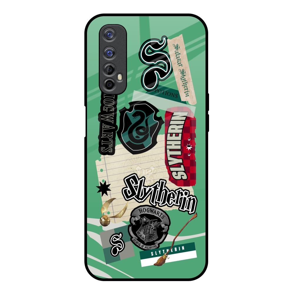 Slytherin Realme 7 Glass Back Cover Online