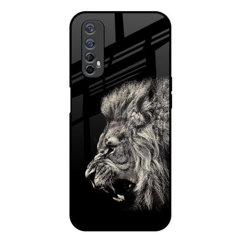 Brave Lion Realme 7 Glass Back Cover Online