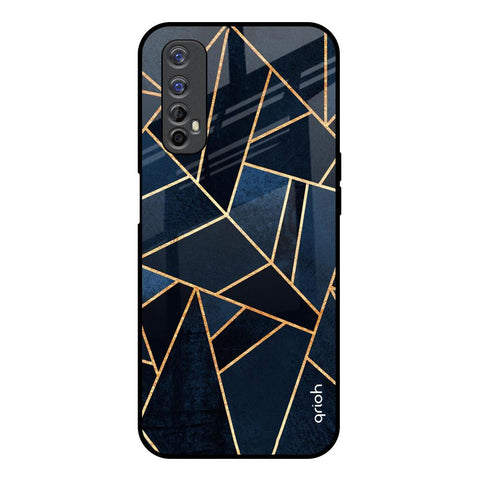 Abstract Tiles Realme 7 Glass Back Cover Online