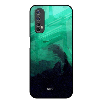 Scarlet Amber Realme 7 Glass Back Cover Online