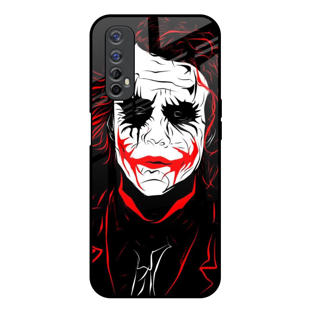 Life In Dark Realme 7 Glass Back Cover Online