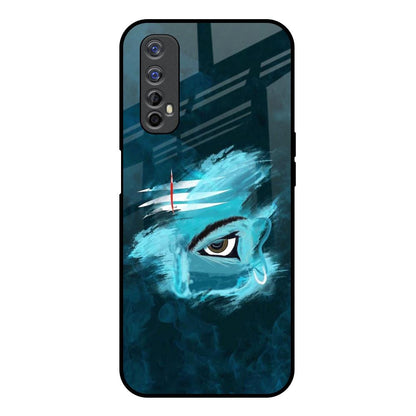 Power Of Trinetra Realme 7 Glass Back Cover Online