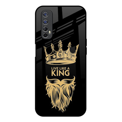 King Life Realme 7 Glass Back Cover Online