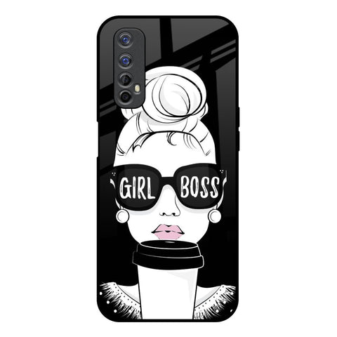 Girl Boss Realme 7 Glass Back Cover Online