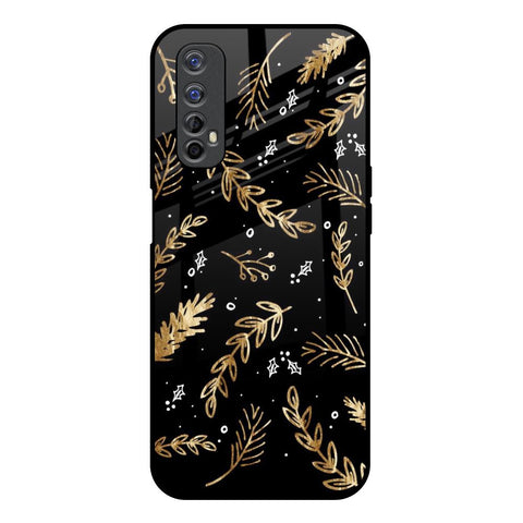 Autumn Leaves Realme 7 Glass Back Cover Online