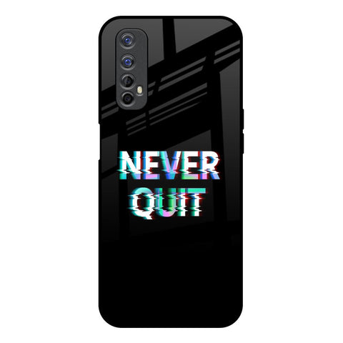 Never Quit Realme 7 Glass Back Cover Online
