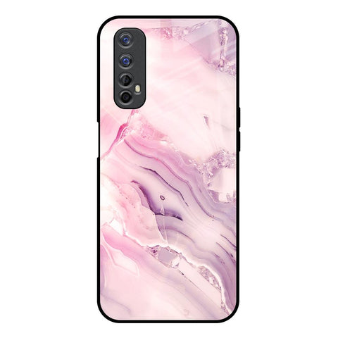 Diamond Pink Gradient Realme 7 Glass Back Cover Online