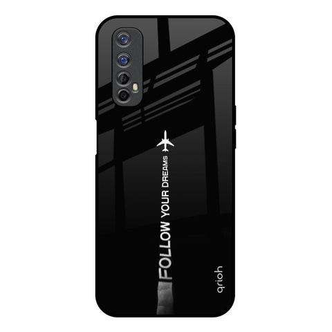 Follow Your Dreams Realme 7 Glass Back Cover Online