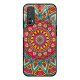 Elegant Mandala Realme 7 Glass Back Cover Online