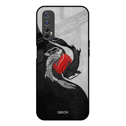 Japanese Art Realme 7 Glass Back Cover Online