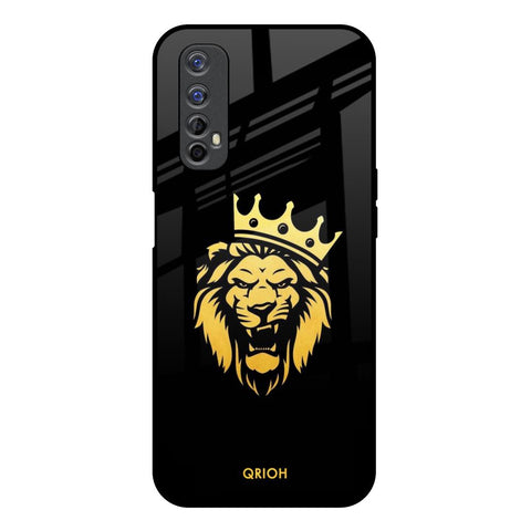 Lion The King Realme 7 Glass Back Cover Online