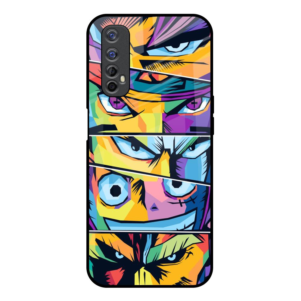 Anime Legends Realme 7 Glass Back Cover Online