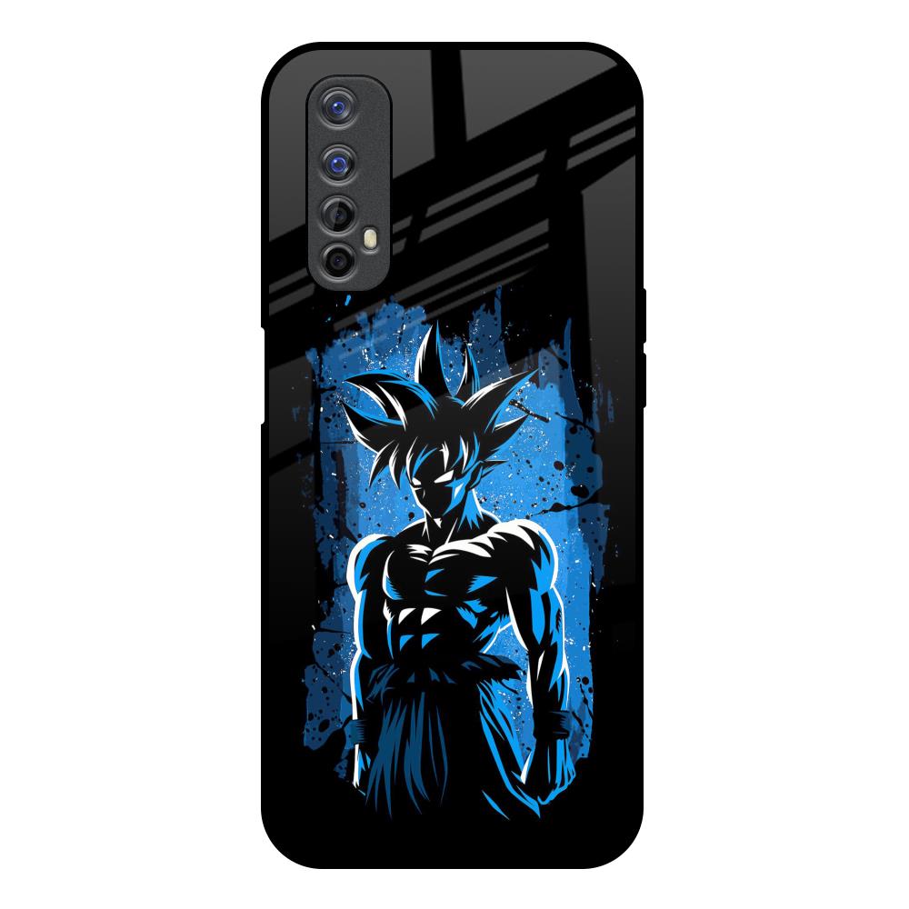 Splatter Instinct Realme 7 Glass Back Cover Online