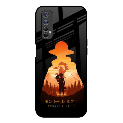 Luffy One Piece Realme 7 Glass Back Cover Online