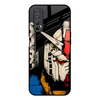 Transformer Art Realme 7 Glass Back Cover Online