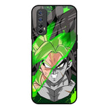Anime Green Splash Realme 7 Glass Back Cover Online