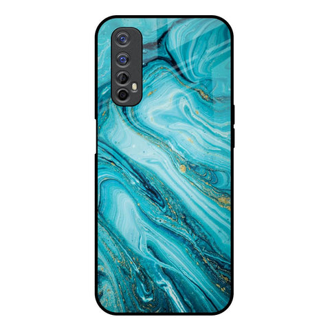 Ocean Marble Realme 7 Glass Back Cover Online
