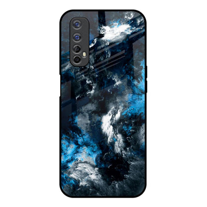 Cloudy Dust Realme 7 Glass Back Cover Online