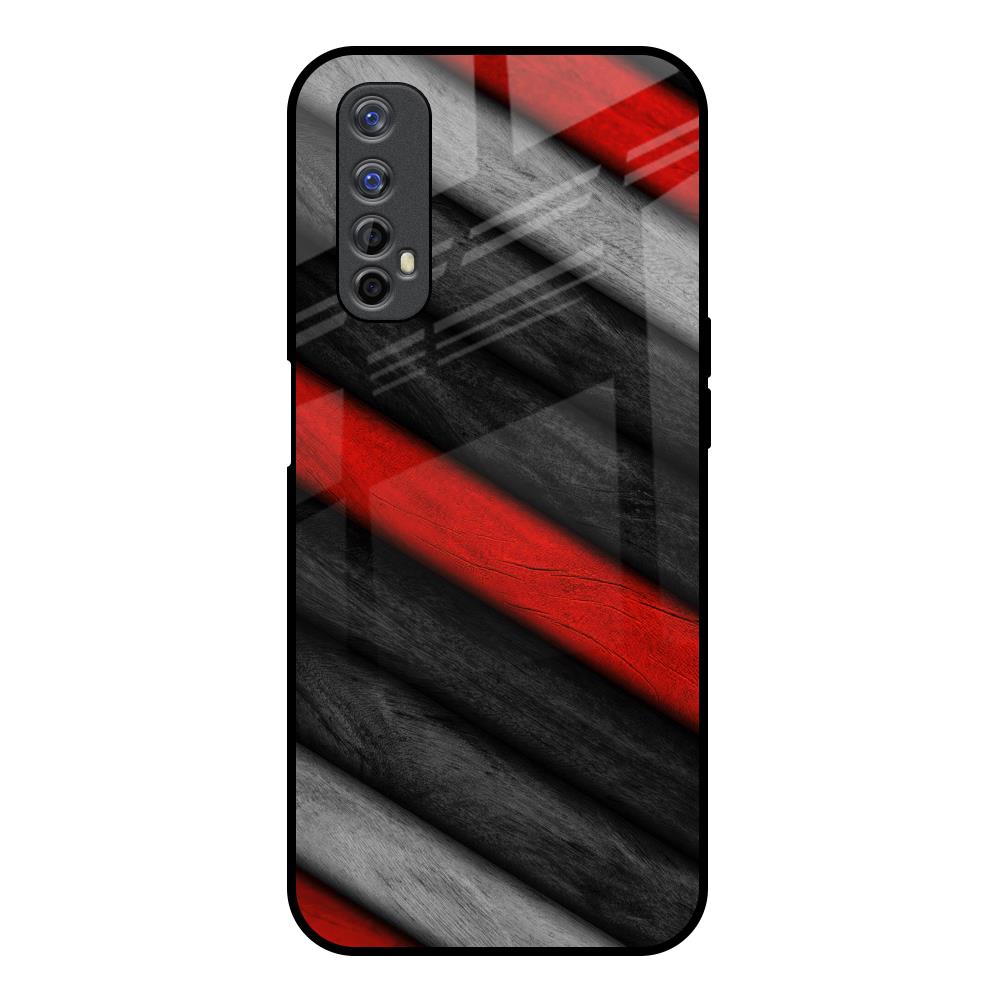 Soft Wooden Texture Realme 7 Glass Back Cover Online