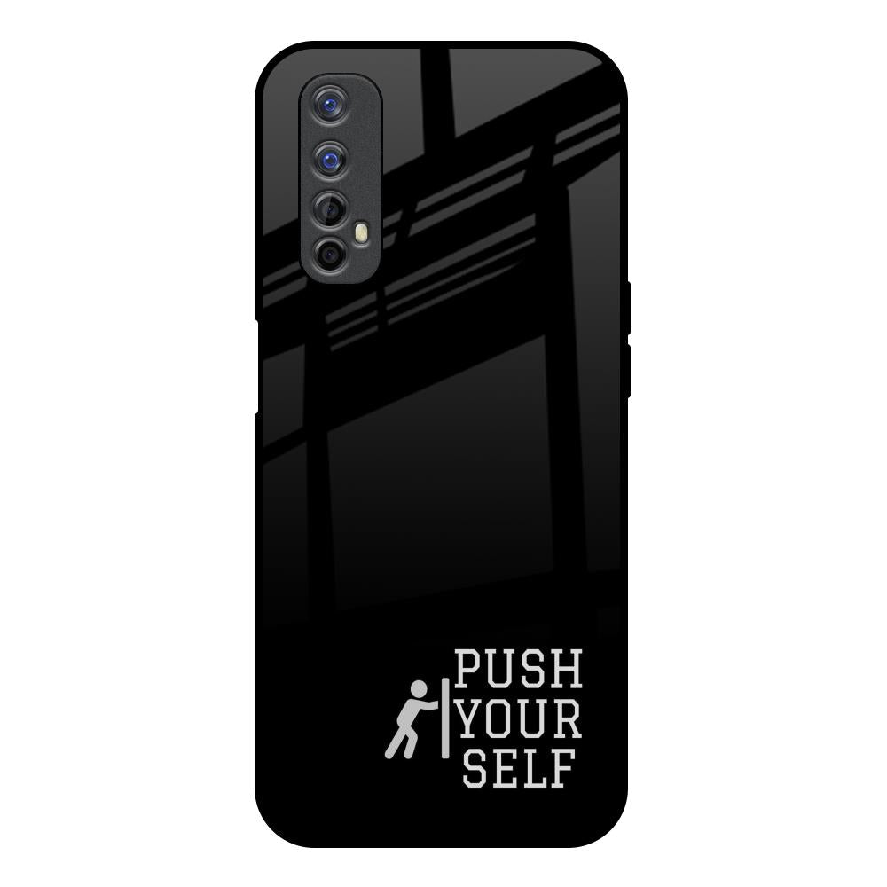 Push Your Self Realme 7 Glass Back Cover Online