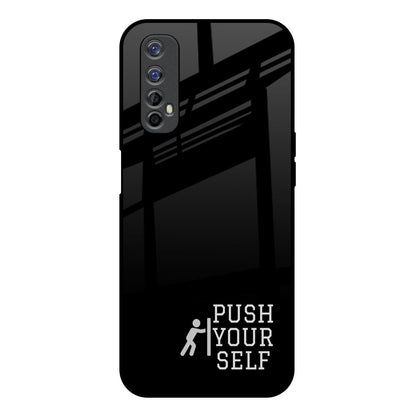 Push Your Self Realme 7 Glass Back Cover Online