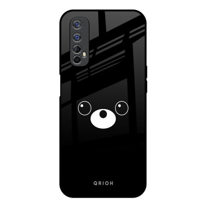 Cute Bear Realme 7 Glass Back Cover Online