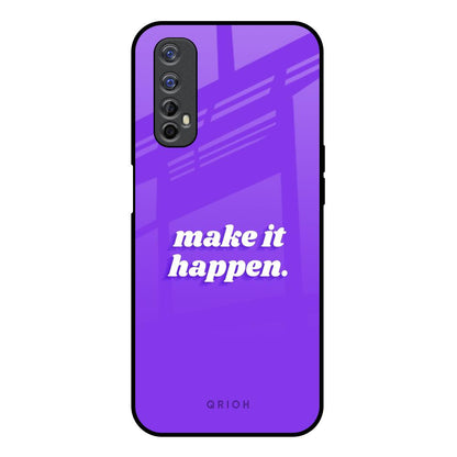 Make it Happen Realme 7 Glass Back Cover Online