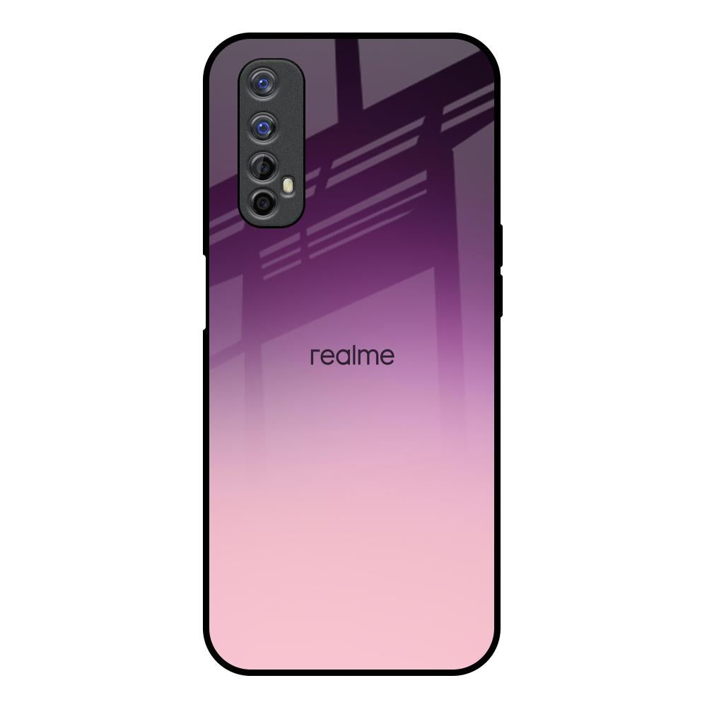 Purple Gradient Realme 7 Glass Back Cover Online
