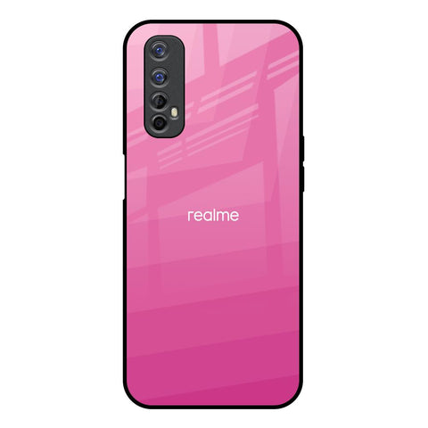 Pink Ribbon Caddy Realme 7 Glass Back Cover Online