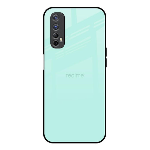 Teal Realme 7 Glass Back Cover Online