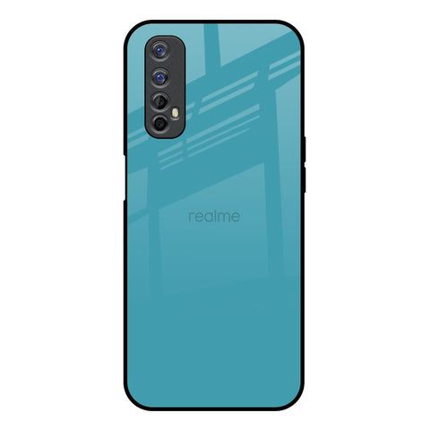 Oceanic Turquiose Realme 7 Glass Back Cover Online